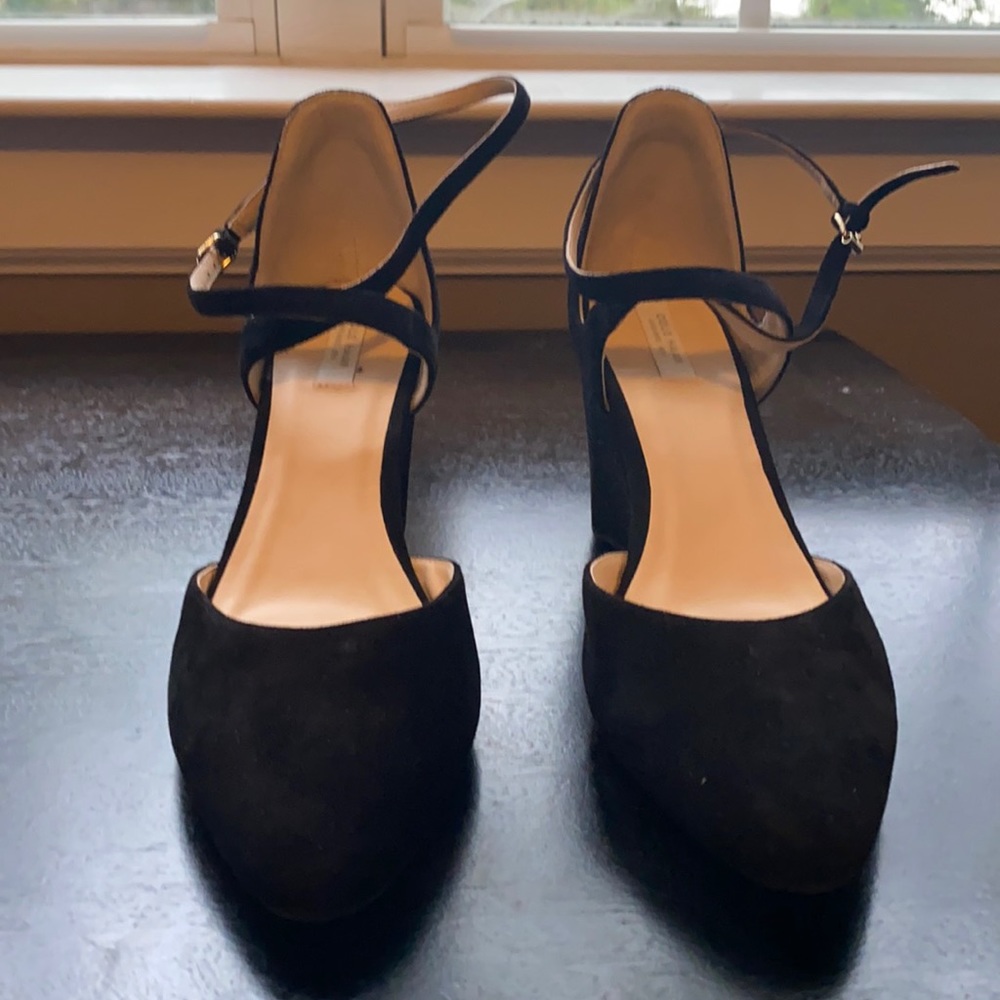 Cole Haan Lacey Wedge Black Suede